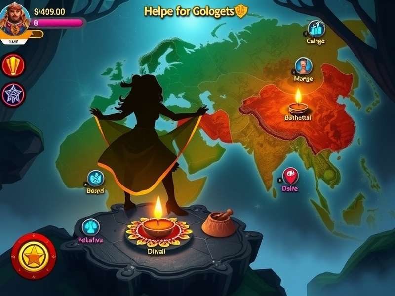 Cardamom Heroic Odyssey gameplay screenshot showing character in mystical environment